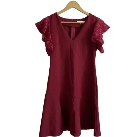 Heartloom Burgundy Dress - Picture 2 of 9